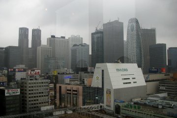 The view from Tokyu Hands