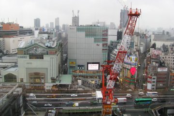 Shinjuku's construction