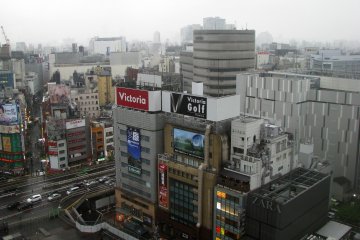 Buildings near Shinjuku station