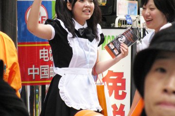 Another girl was more active