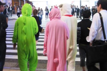 You can meet "strange" characters on the streets of Akiba