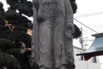 A more typical Buddhist statue