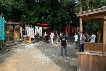 The Ishigami Shrine is popular amongst tourists who come to pray for protection.