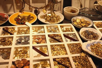 Des pièces permettant de constituer votre bijou