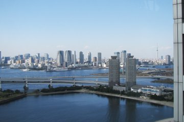 The view of Odaiba district