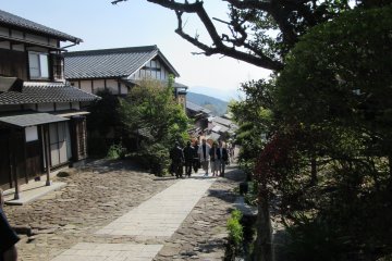 Tidak ada garis pembatas rumah di Magome