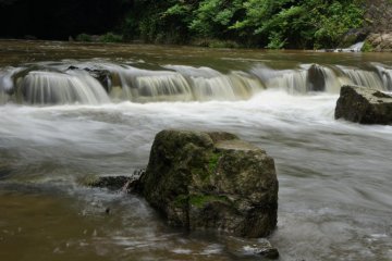 Backwater at Nunobiki Falls