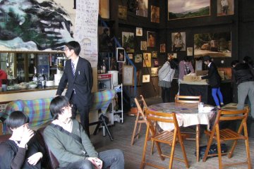 A meeting of young artists