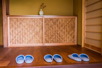 Step up into the house Japanese-style