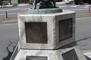 A monument for sumo wrestlers