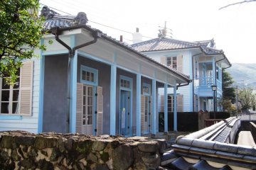 There are still seven Western-style houses on Hollander Slope in Nagasaki