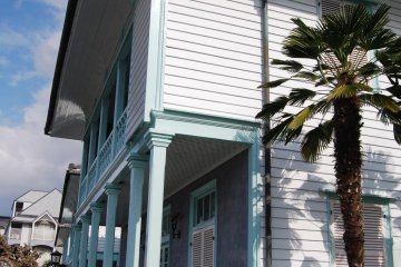 Today nobody lives here but these houses were once rented to Nagasaki's wealthy foreigners