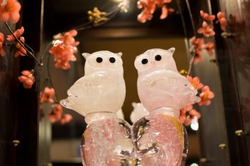 Glass figurines from Sakaimachidori