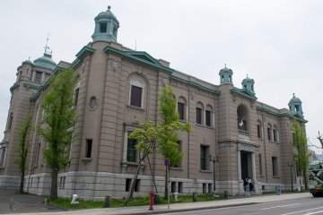 The Bank of Japan Otaru Museum, found on the former "Wall Street of the North," Nichigindori.