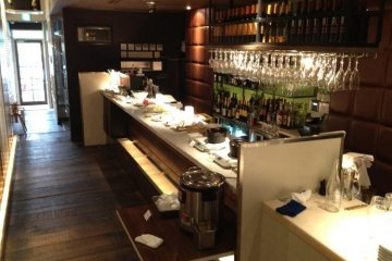 Briccone's well stocked bar