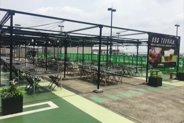 BBQ Terrace on the rooftop balcony 