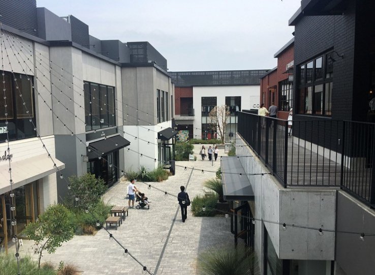 View from the second floor