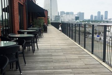 A restaurant on the second floor