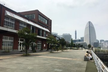 Backside view of the shops