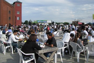 A festival in Yokohama