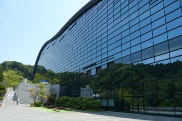 Perfect reflection of nature on the building exterior
