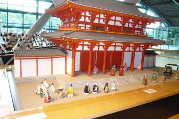 Model of main gate of Dazaifu Government Office