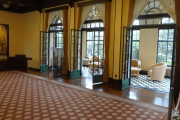 <p>The Living Room and Sun Room</p>