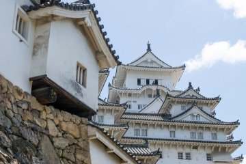 La Château d'Himeji, qui sert de toile de fond à "Kagemusha" et "Ran" d'Akira Kurosawa. 