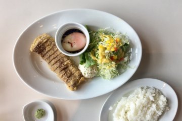 Delicious gyukatsu lunch at Kia Ora Steakhouse