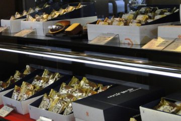 A closer look at the cakes on offer