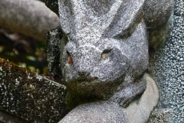 Stone decoration at cemetary