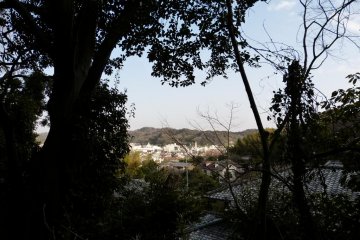 The view from the hiking course