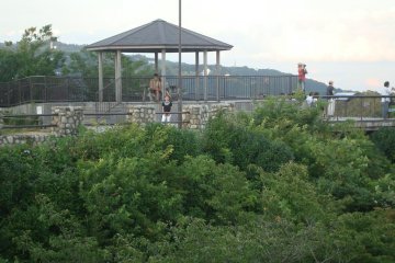 Viewing deck on the top of Mount Maya