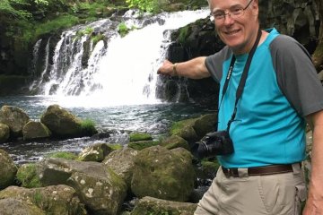 Rey at Tateshina Otaki Falls