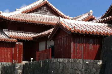Shuri Castle a world heritage site in Naha Okinawa