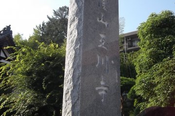Batu besar di pintu masuk