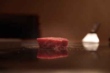 Sizzling on the teppan