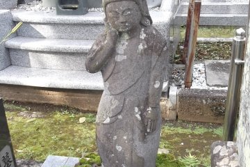 In the graveyard