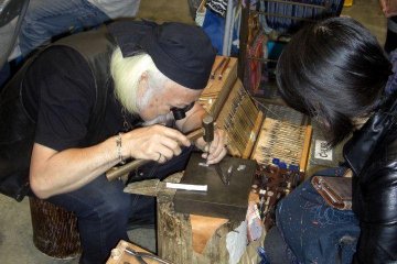 Interact with the artists
