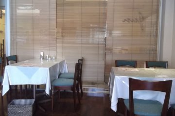 Inside the restaurant