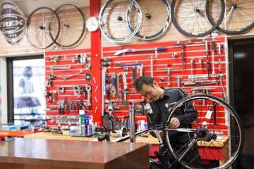 The master at his service area