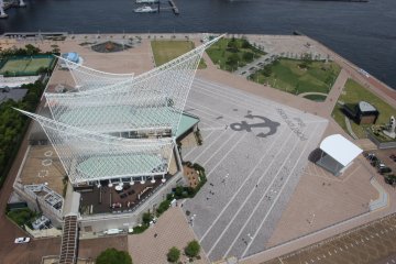 Meriken Park view from the top of the Kobe Port Tower