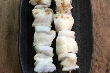 Kashiwa, white chicken meat