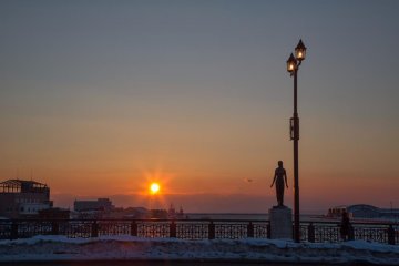Sunset in Kushiro