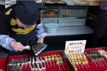 아사쿠사 길거리 음식 