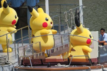 Close up of their boarding 