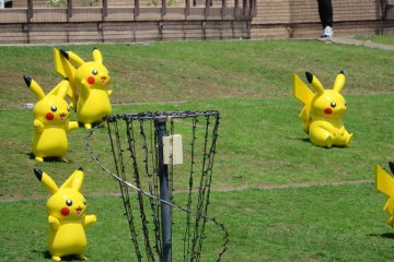 Pikachu at Nippon Maru Memorial Park