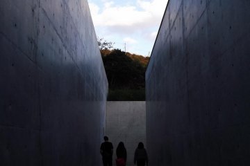 <p>Exiting to the open air and freedom</p>