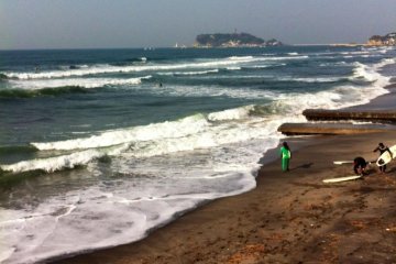 bills beachfront view of Sagami Bay