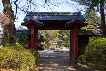 Wonderful gates separate different areas and buildings from each other